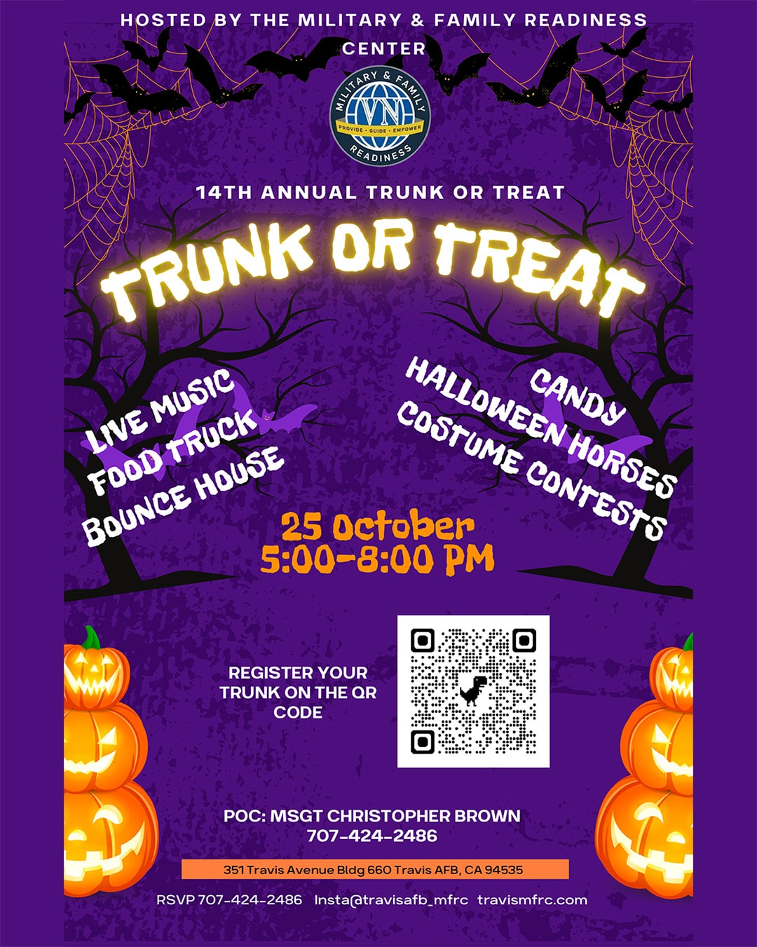 Military & Family Readiness Center 14th Annual Trunk or Treat