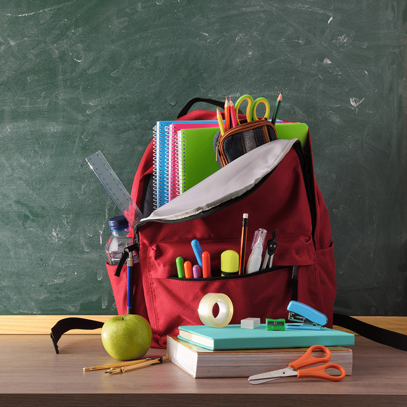 Image of school supplies